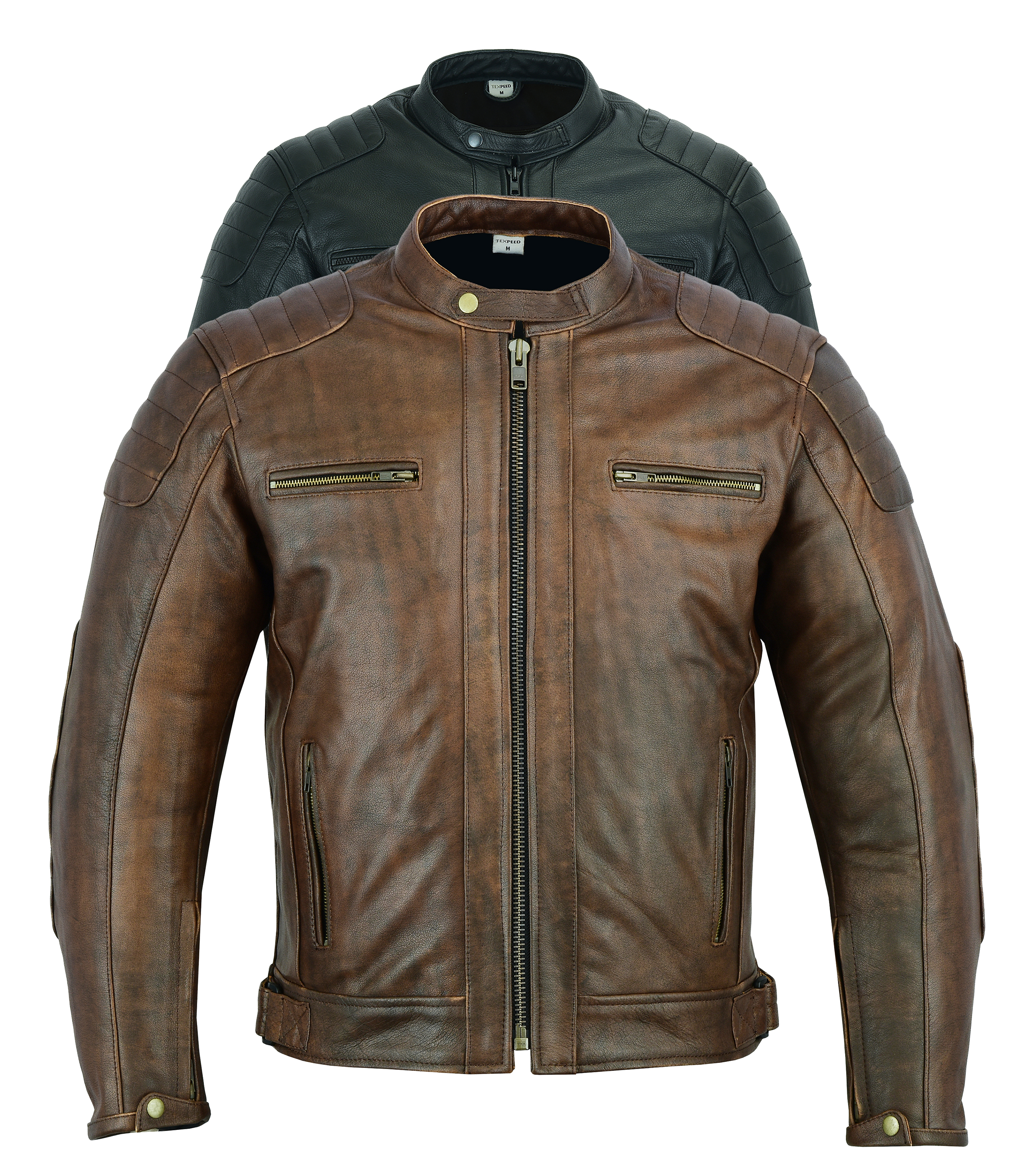 Leather Motorbike Motorcycle Jacket With Genuine CE
